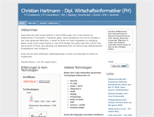 Tablet Screenshot of christian-hartmann.de